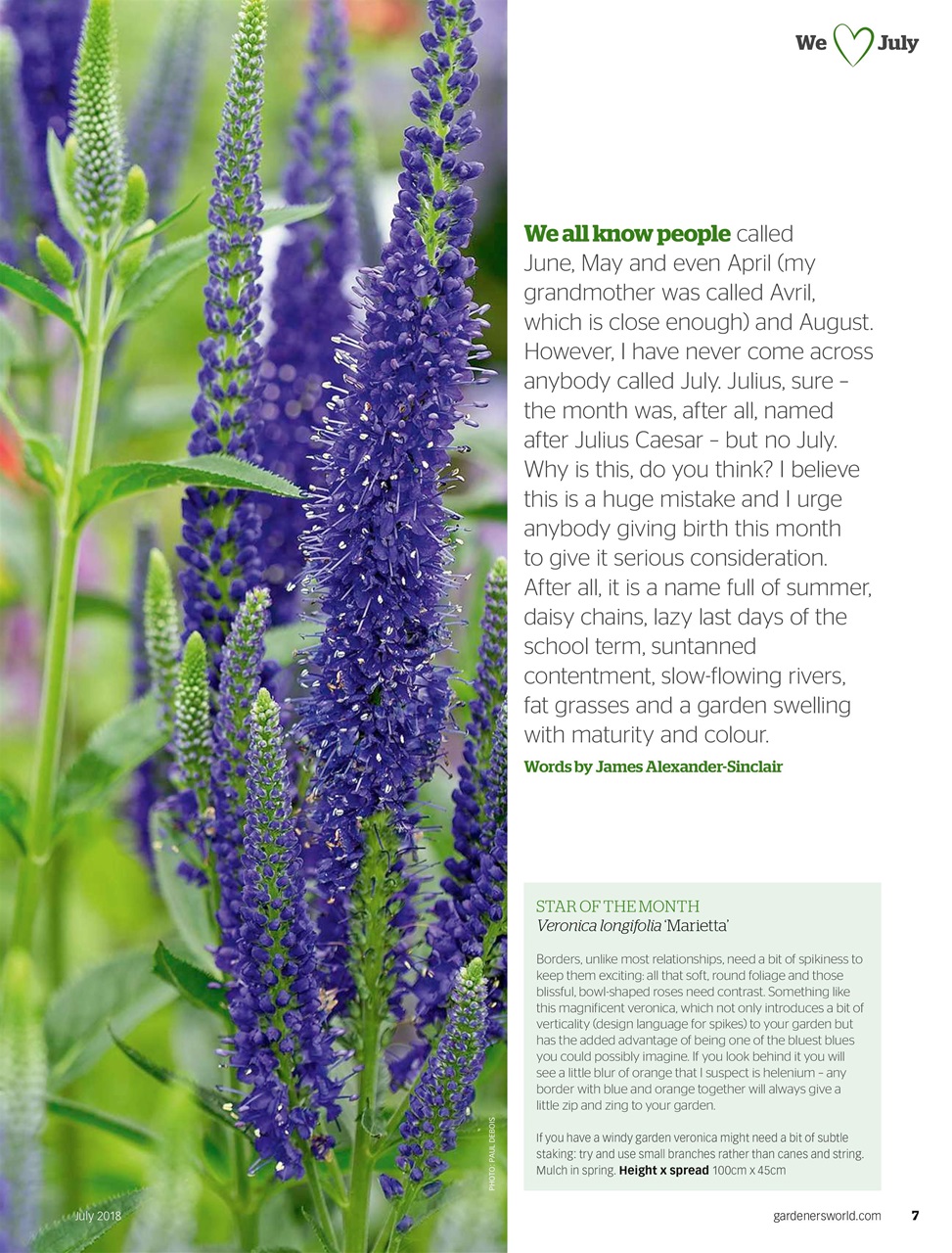 BBC Gardeners’ World Magazine Preview Pages