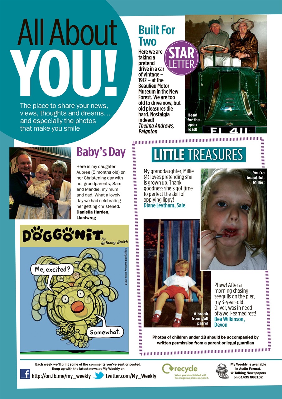 My Weekly Preview Pages