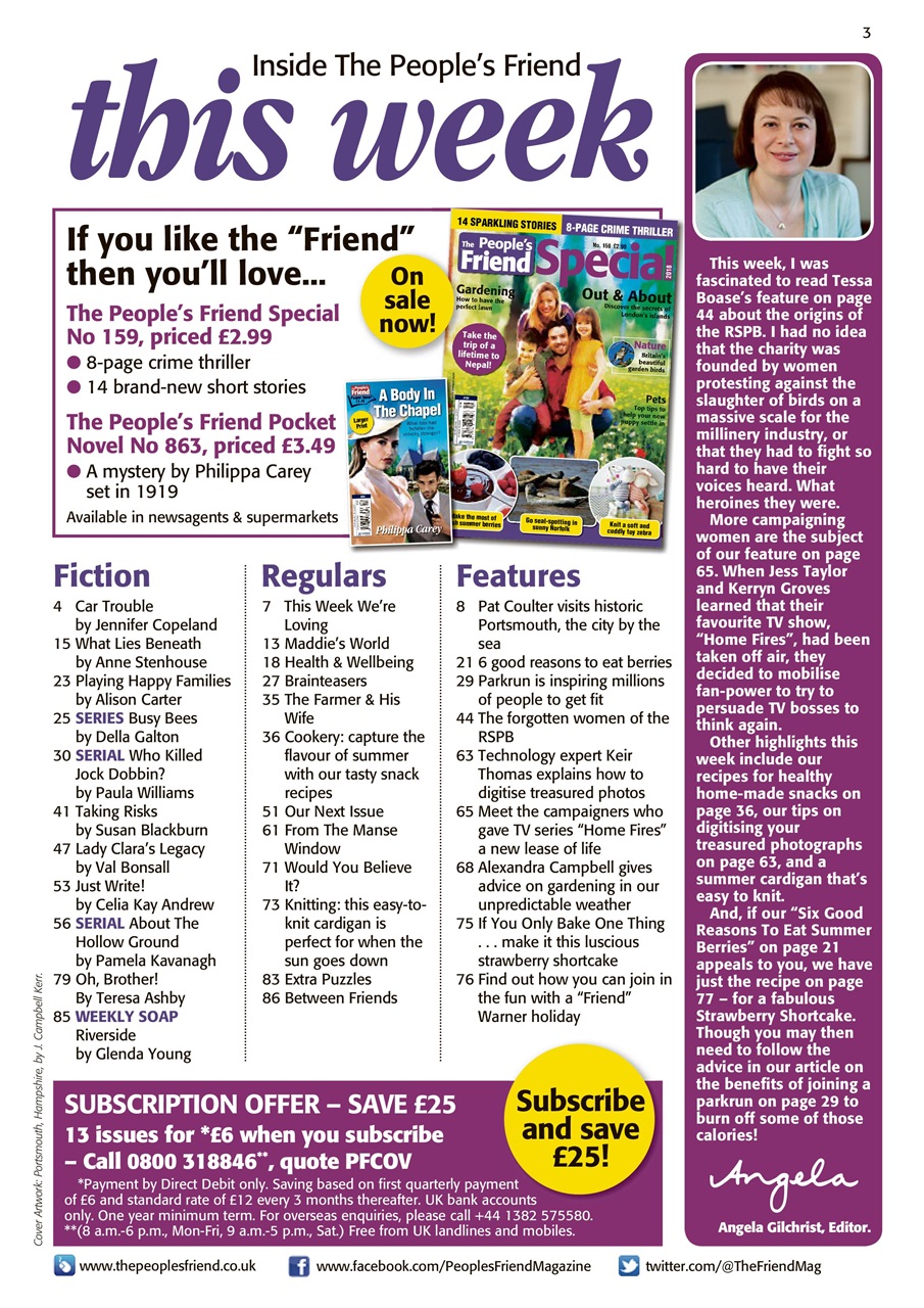 The People’s Friend Preview Pages