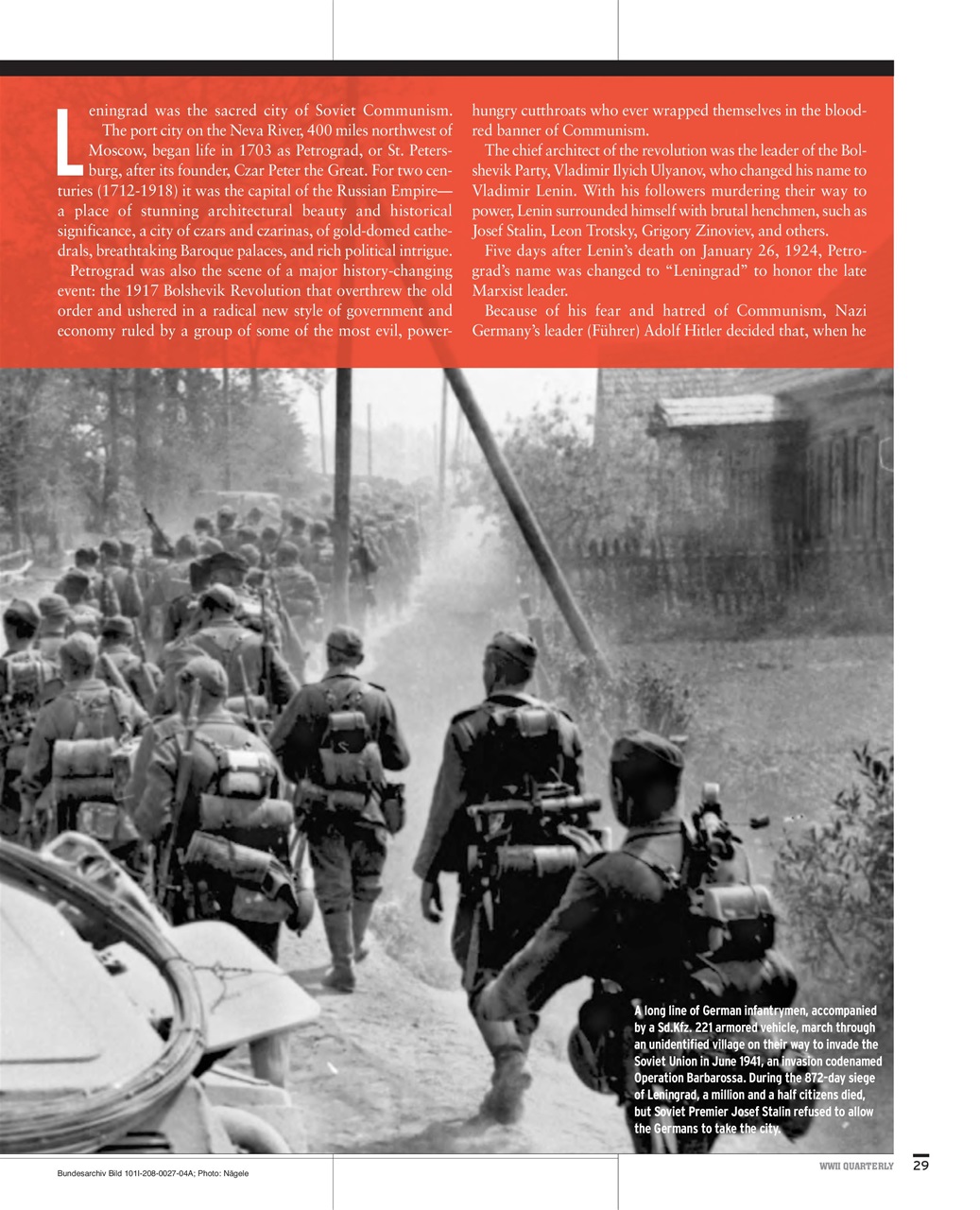 WWII Quarterly Preview Pages