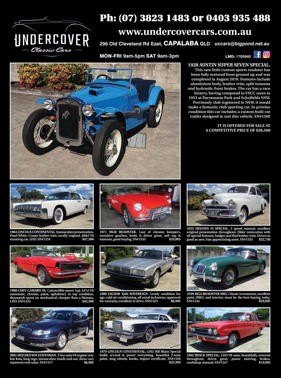 JUST CARS Preview Pages