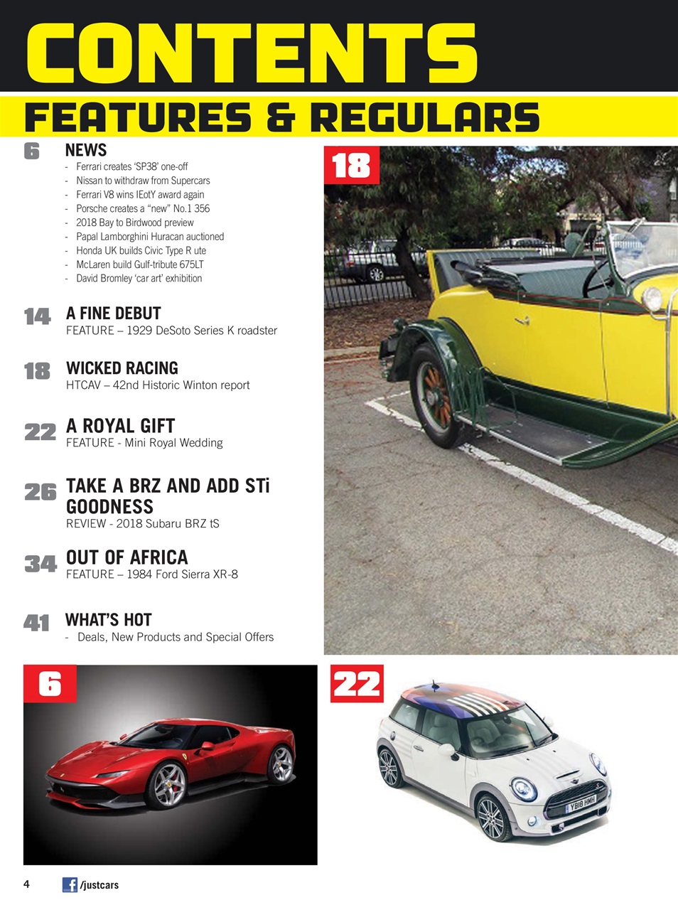 JUST CARS Preview Pages