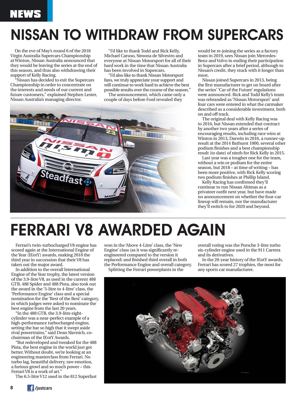 JUST CARS Preview Pages