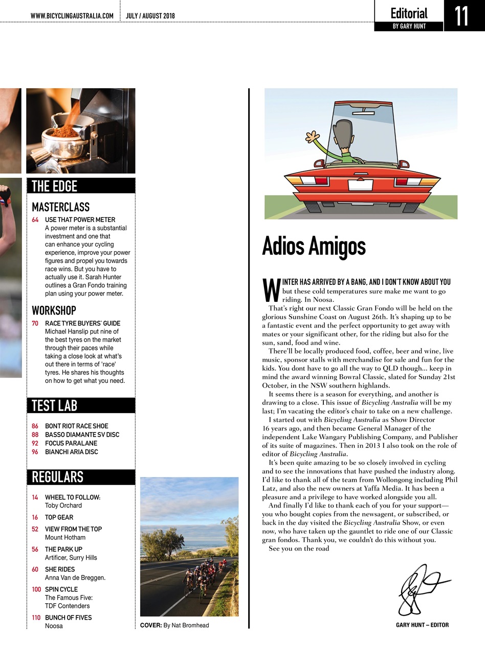 Bicycling Australia Preview Pages