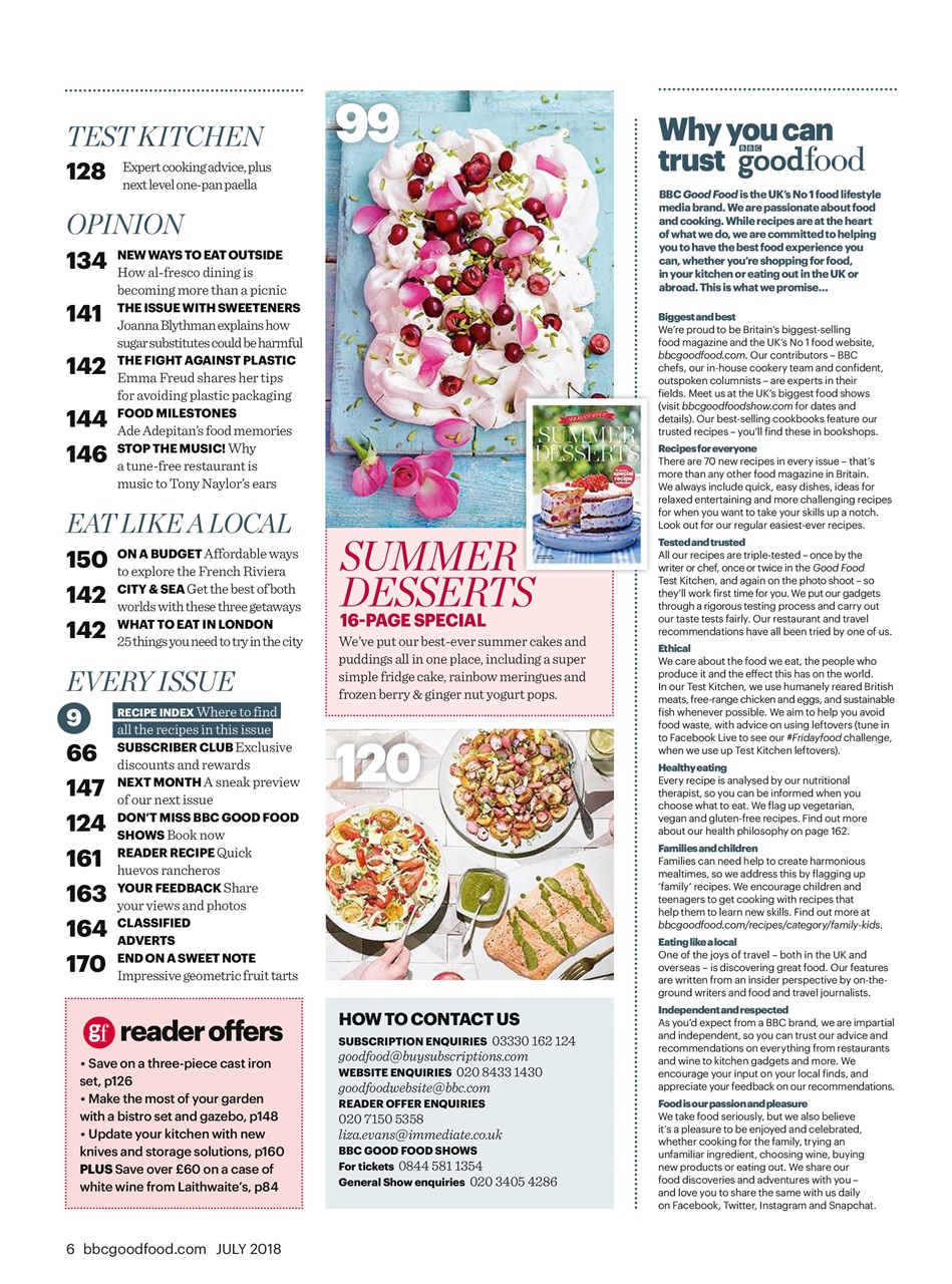 Good Food Magazine Preview Pages