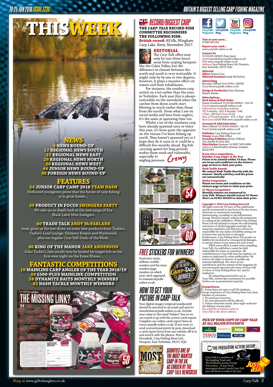 Carp-Talk Preview Pages