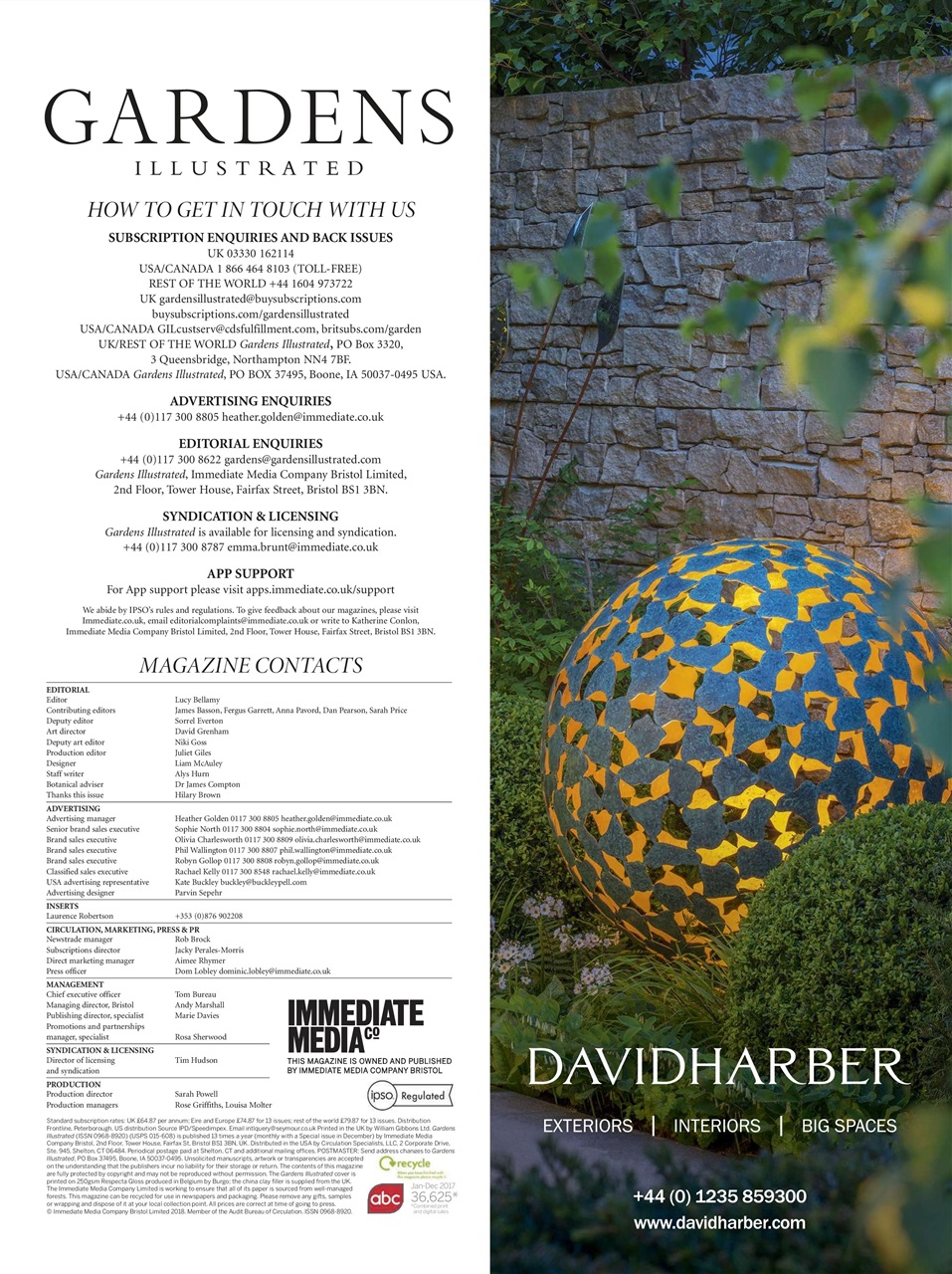 Gardens Illustrated Preview Pages