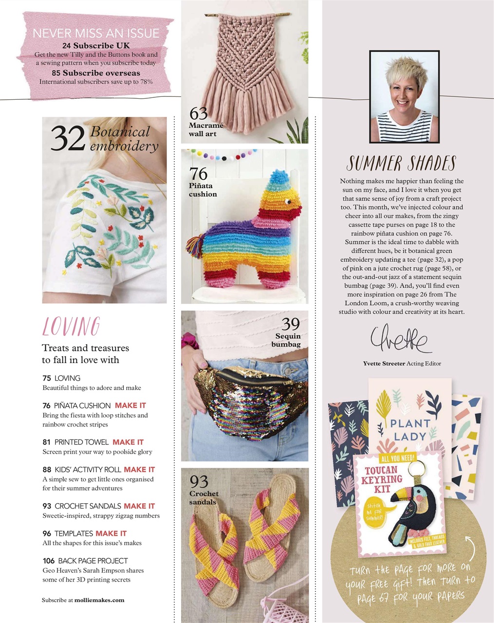 Mollie magazine Preview Pages