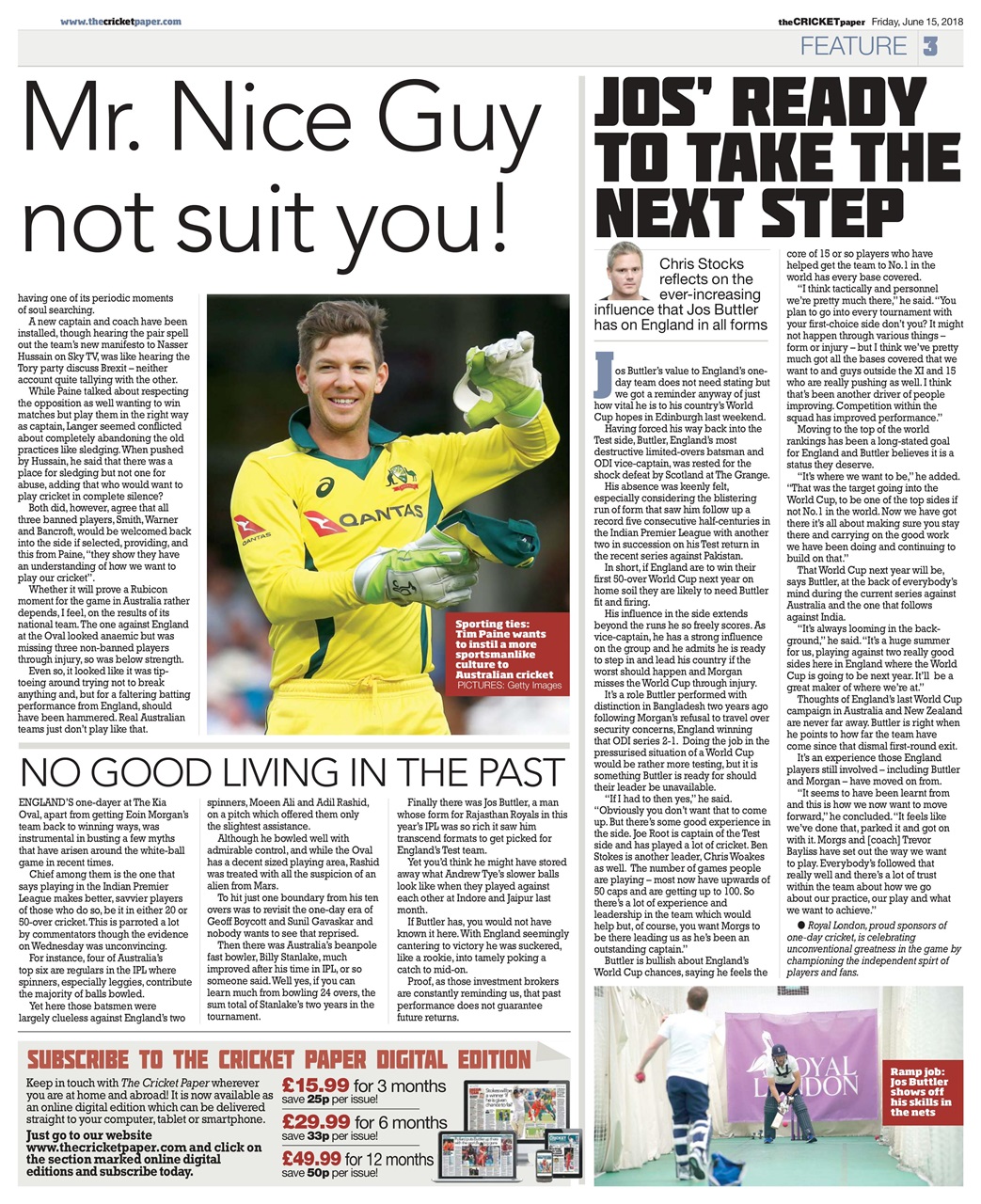 The Cricket Paper Preview Pages