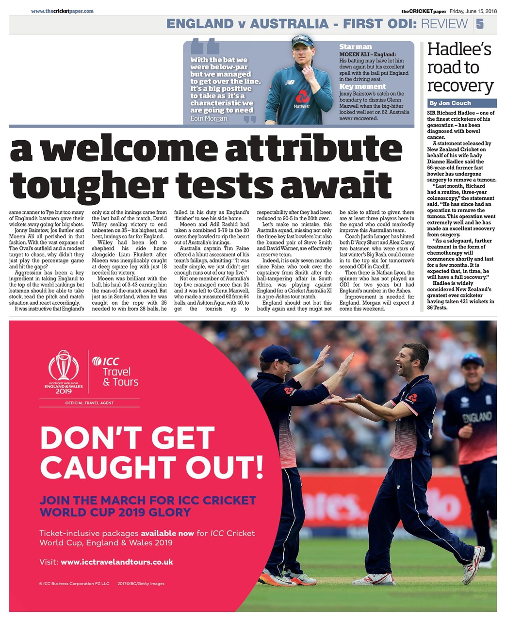 The Cricket Paper Preview Pages