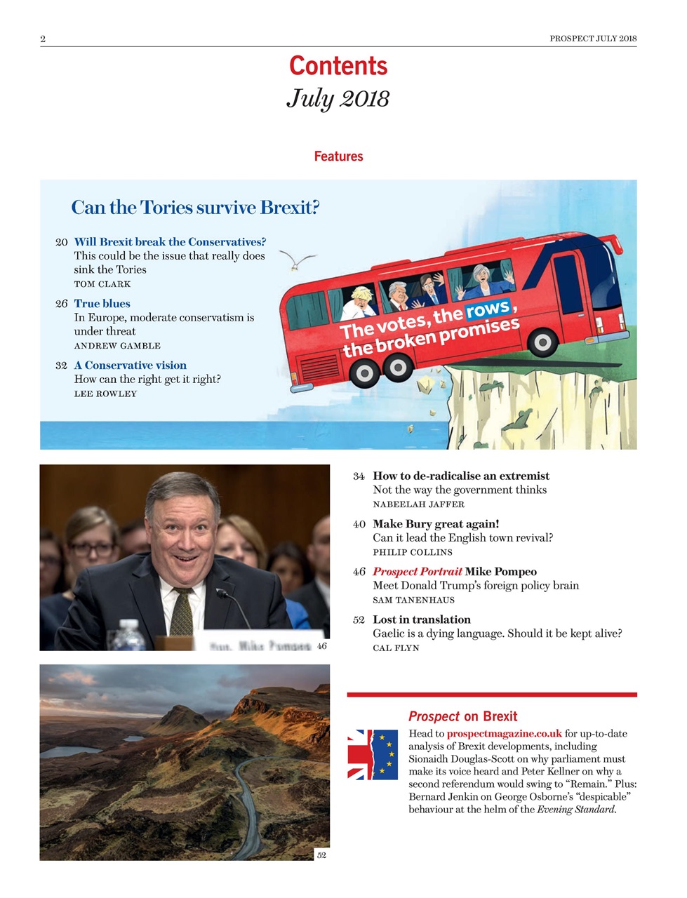 Prospect Magazine Preview Pages