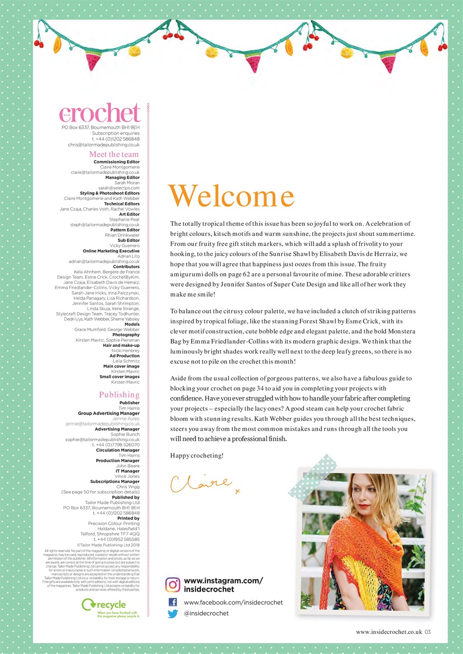 Inside Crochet Preview Pages