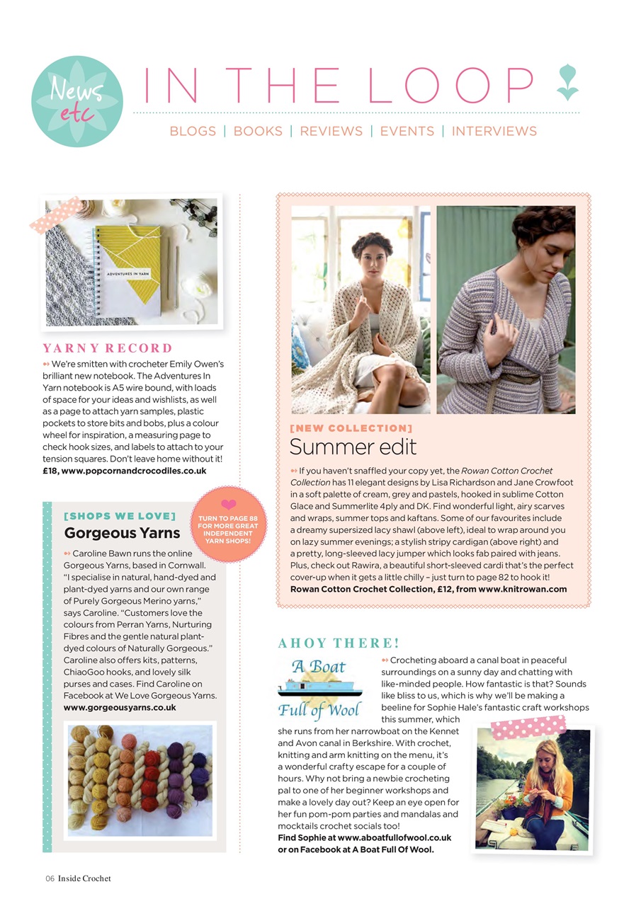 Inside Crochet Preview Pages