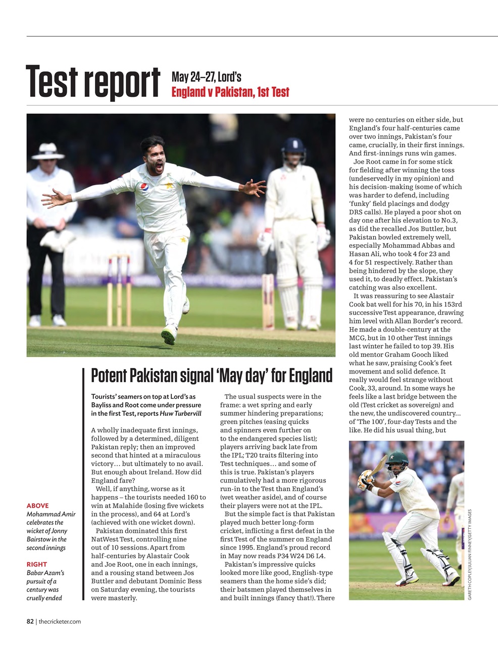 The Cricketer Magazine Preview Pages