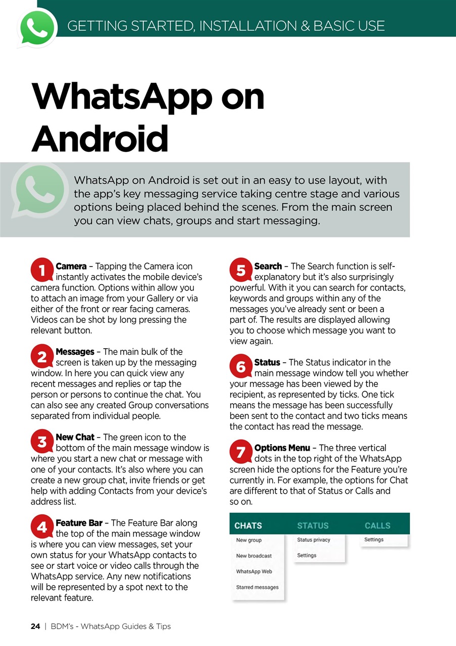 Android User Preview Pages