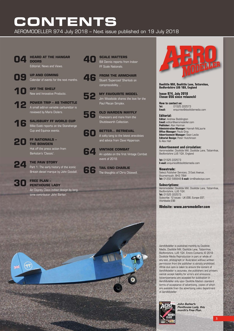 AeroModeller Preview Pages