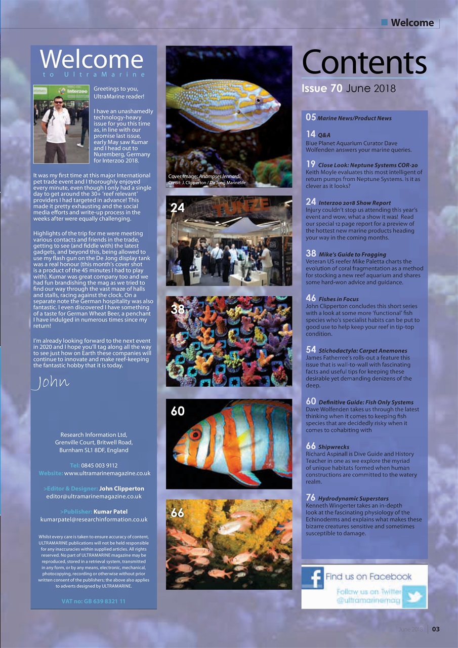 UltraMarine Magazine Preview Pages