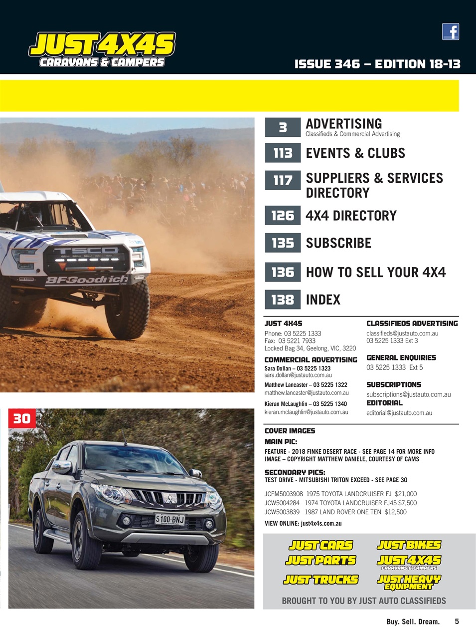 JUST 4X4S Preview Pages