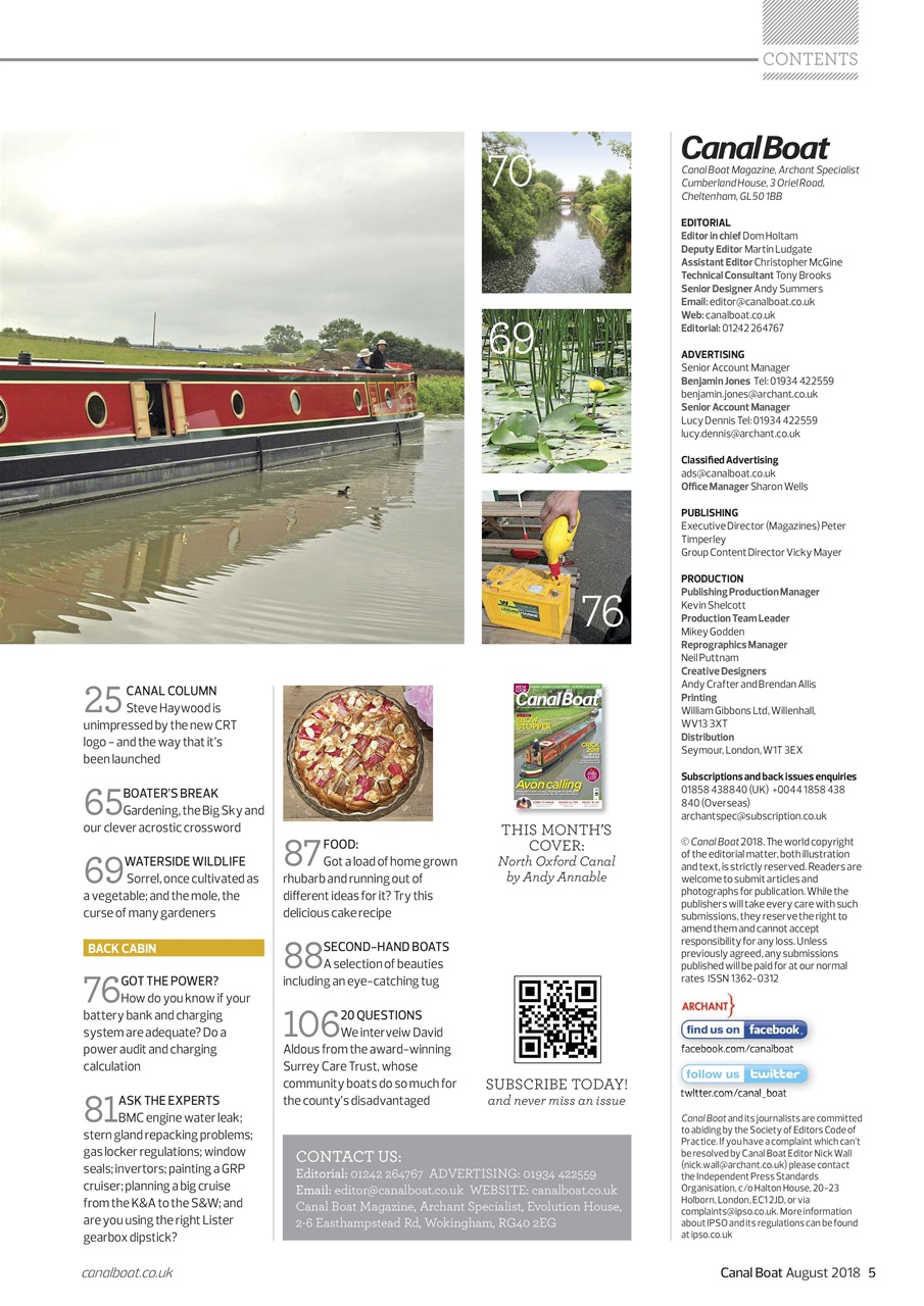Canal Boat Preview Pages