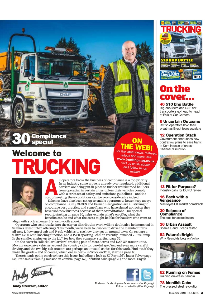 Trucking Magazine Preview Pages
