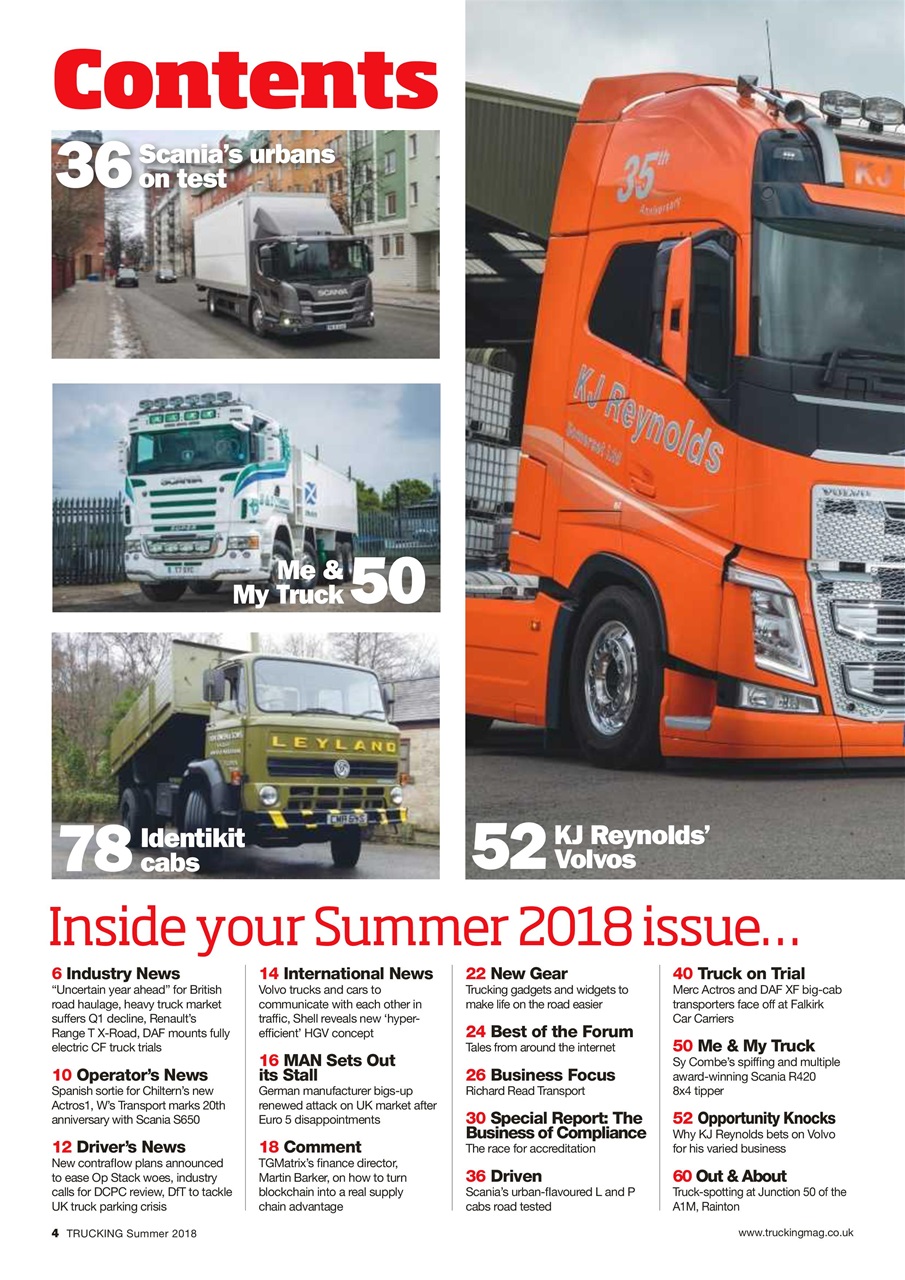 Trucking Magazine Preview Pages