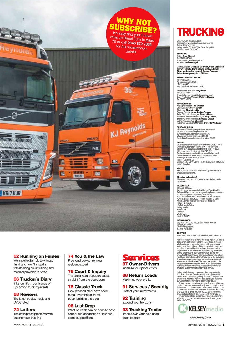 Trucking Magazine Preview Pages