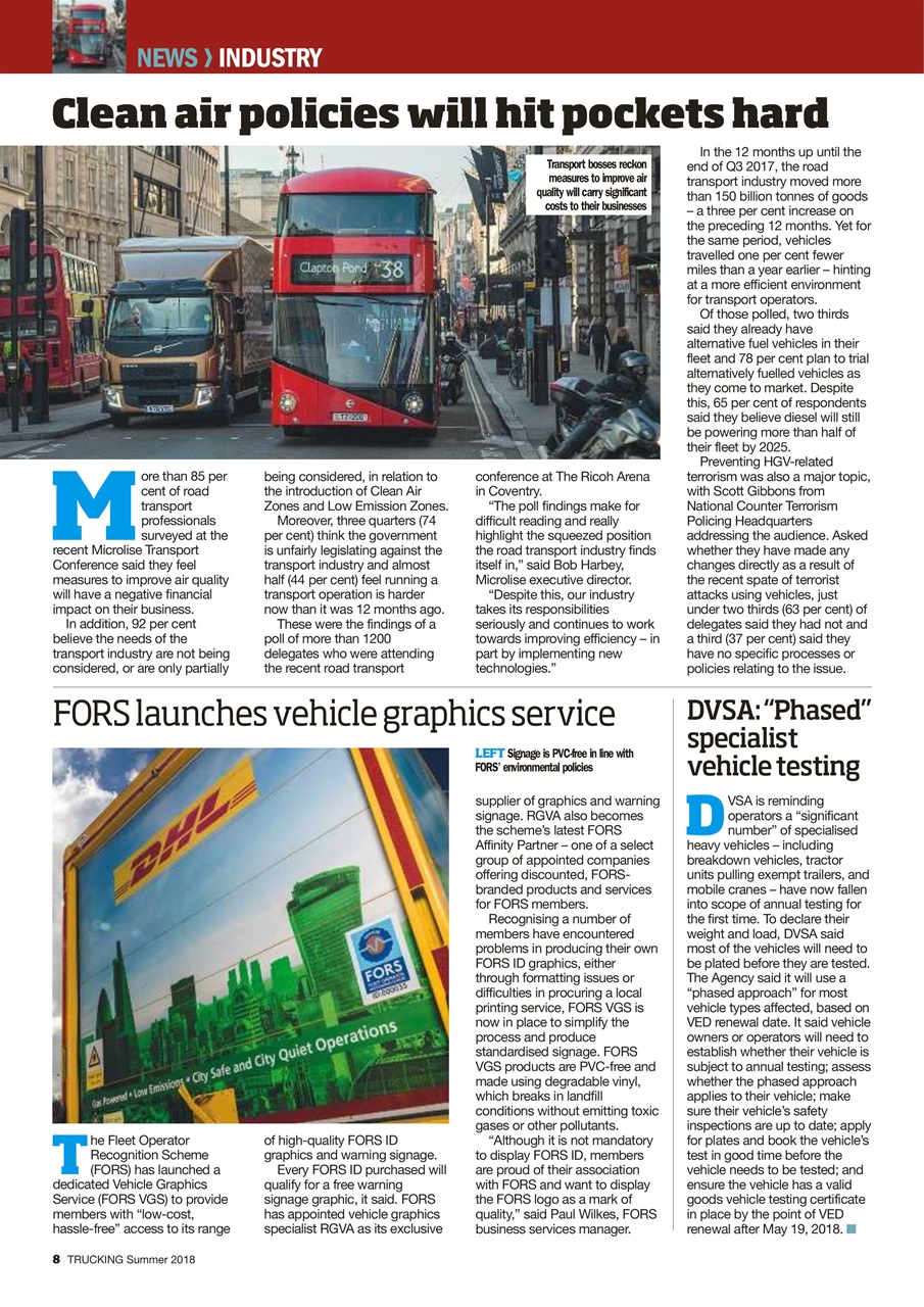 Trucking Magazine Preview Pages