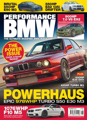 Performance BMW issue Summer 18