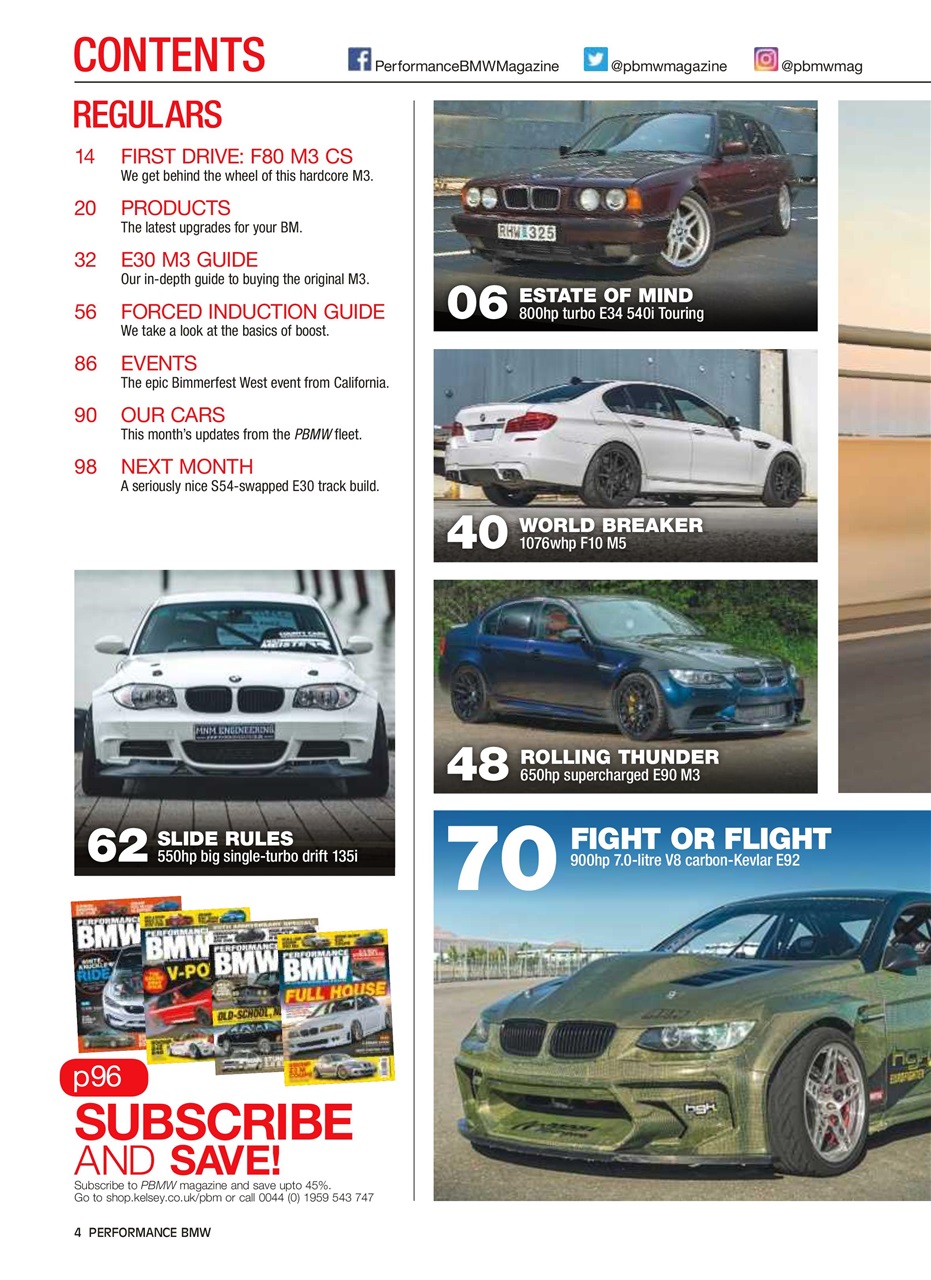 Performance BMW Preview Pages