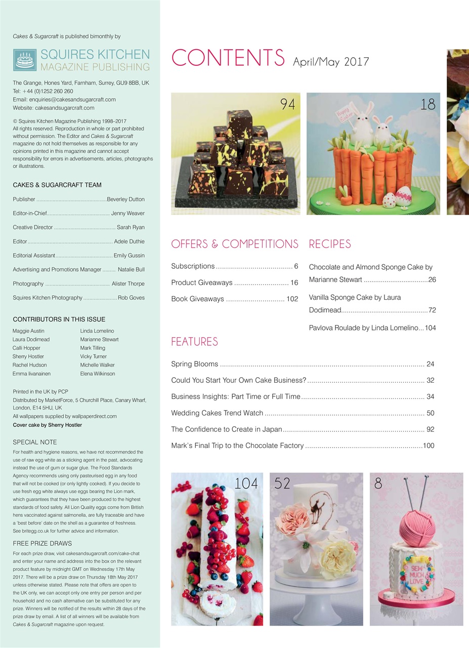 Cakes & Sugarcraft Preview Pages
