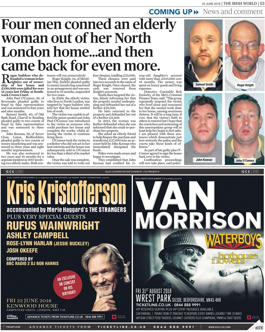 Irish World Preview Pages