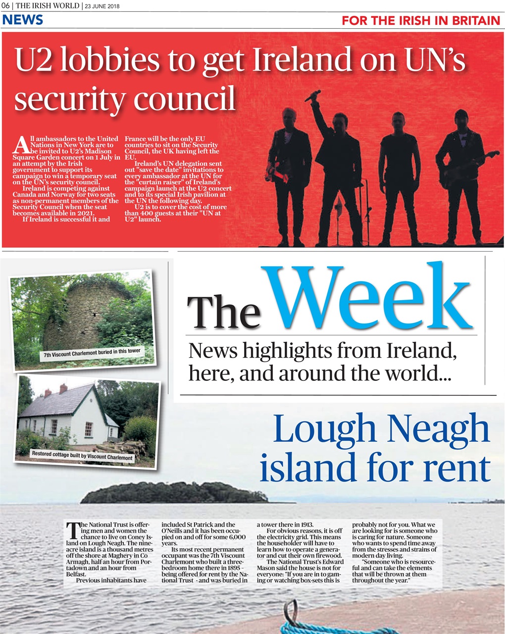 Irish World Preview Pages