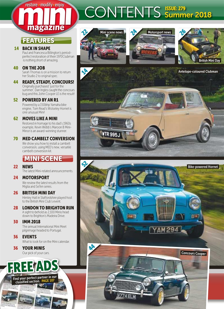 Mini Magazine Preview Pages