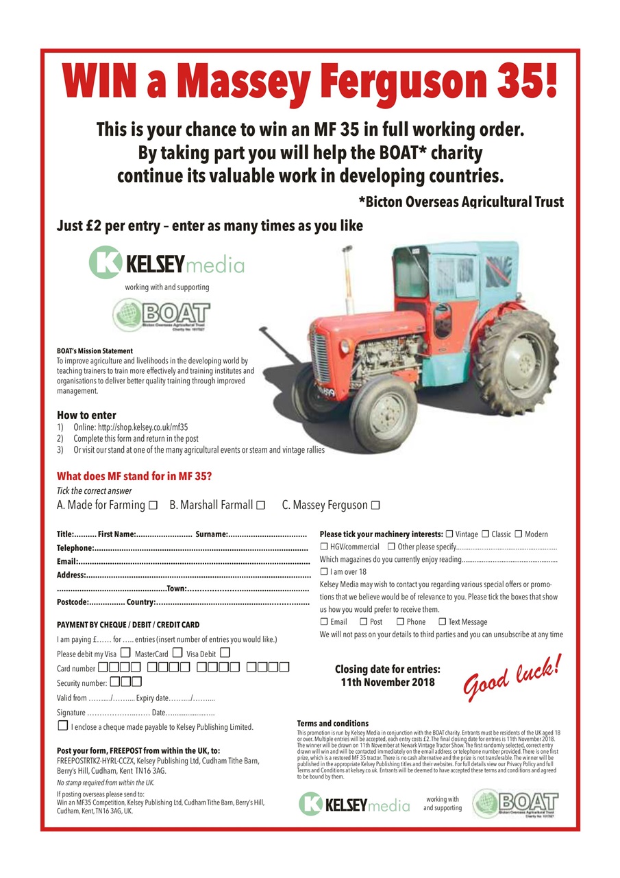 Tractor & Farming Heritage Magazine Preview Pages