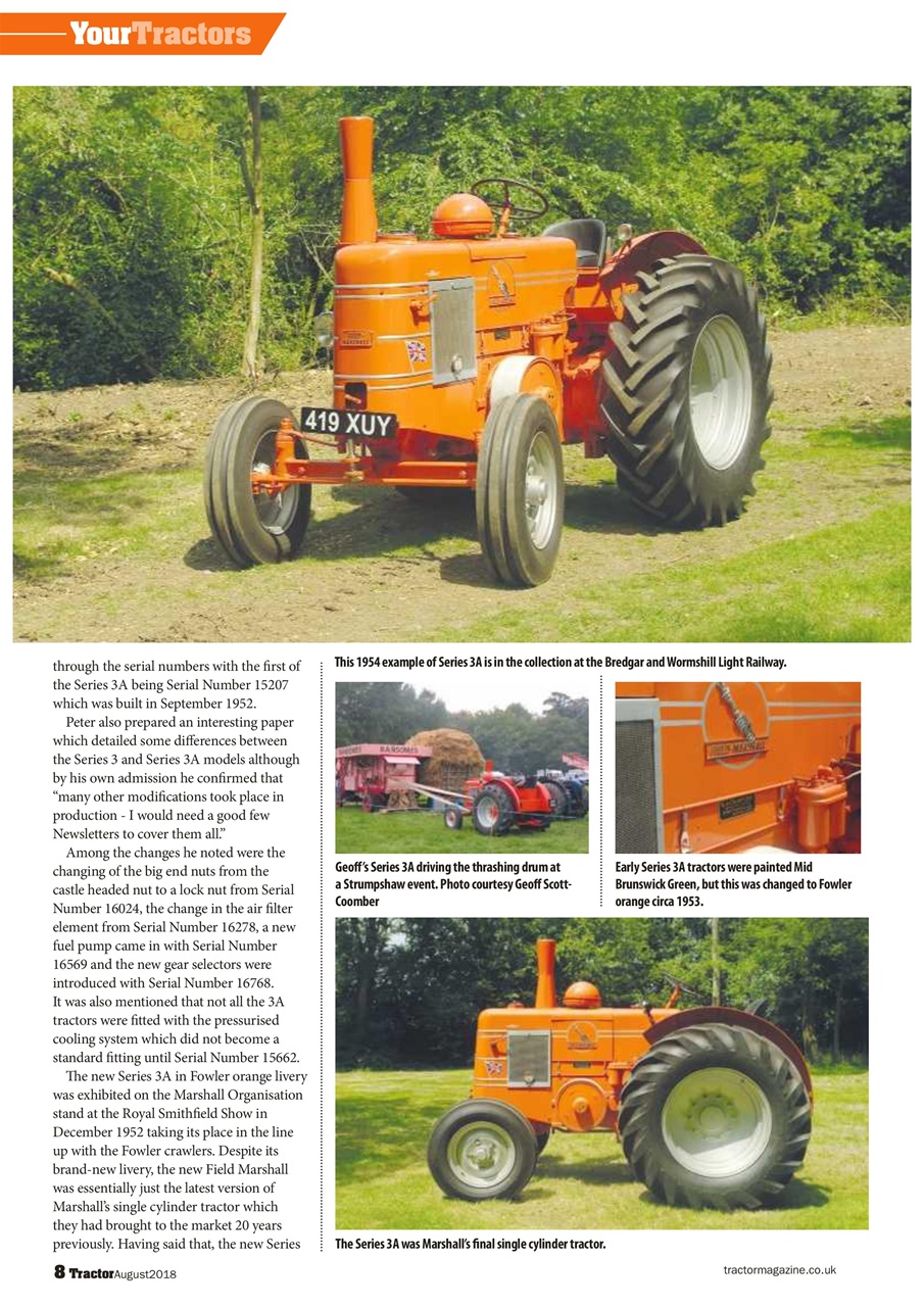 Tractor & Farming Heritage Magazine Preview Pages