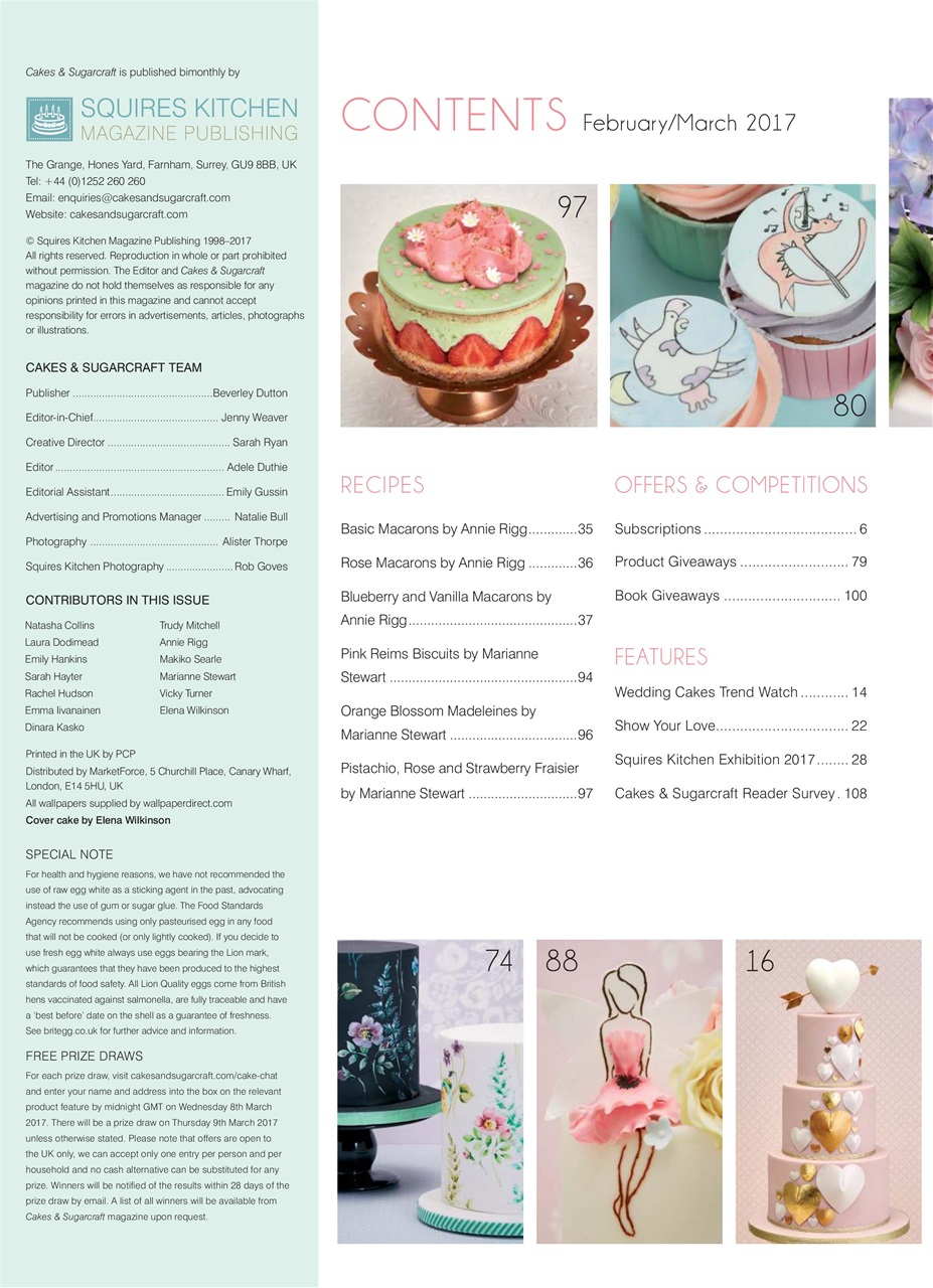 Cakes & Sugarcraft Preview Pages
