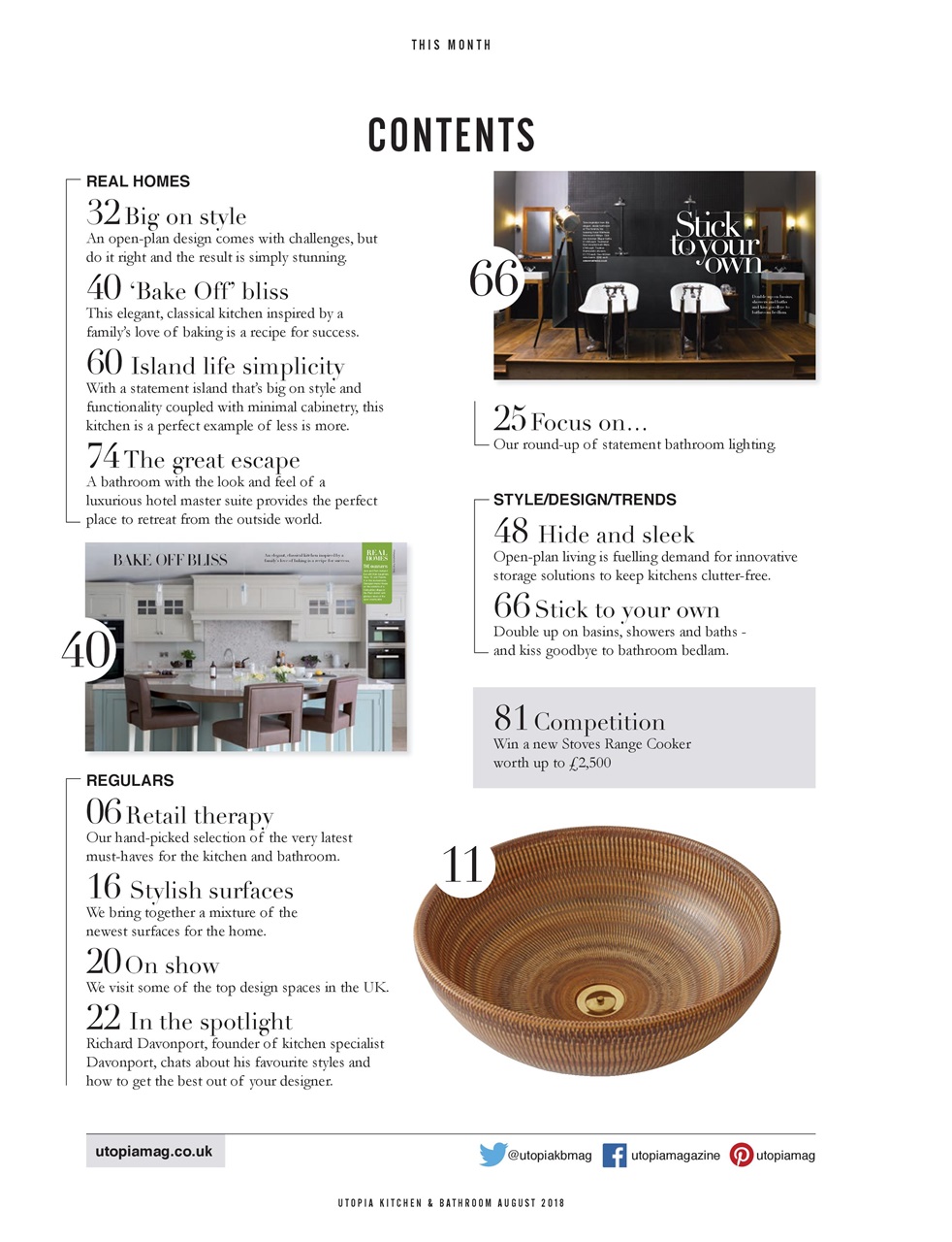 Utopia Kitchen & Bathroom Preview Pages