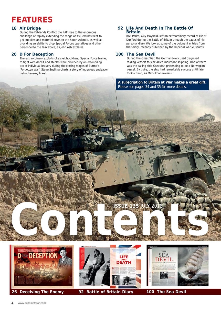 Britain at War Magazine Preview Pages