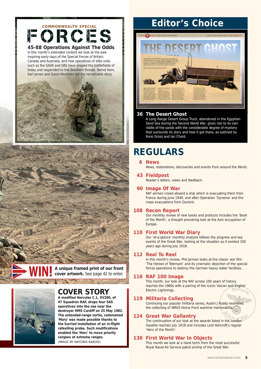 Britain at War Magazine Preview Pages