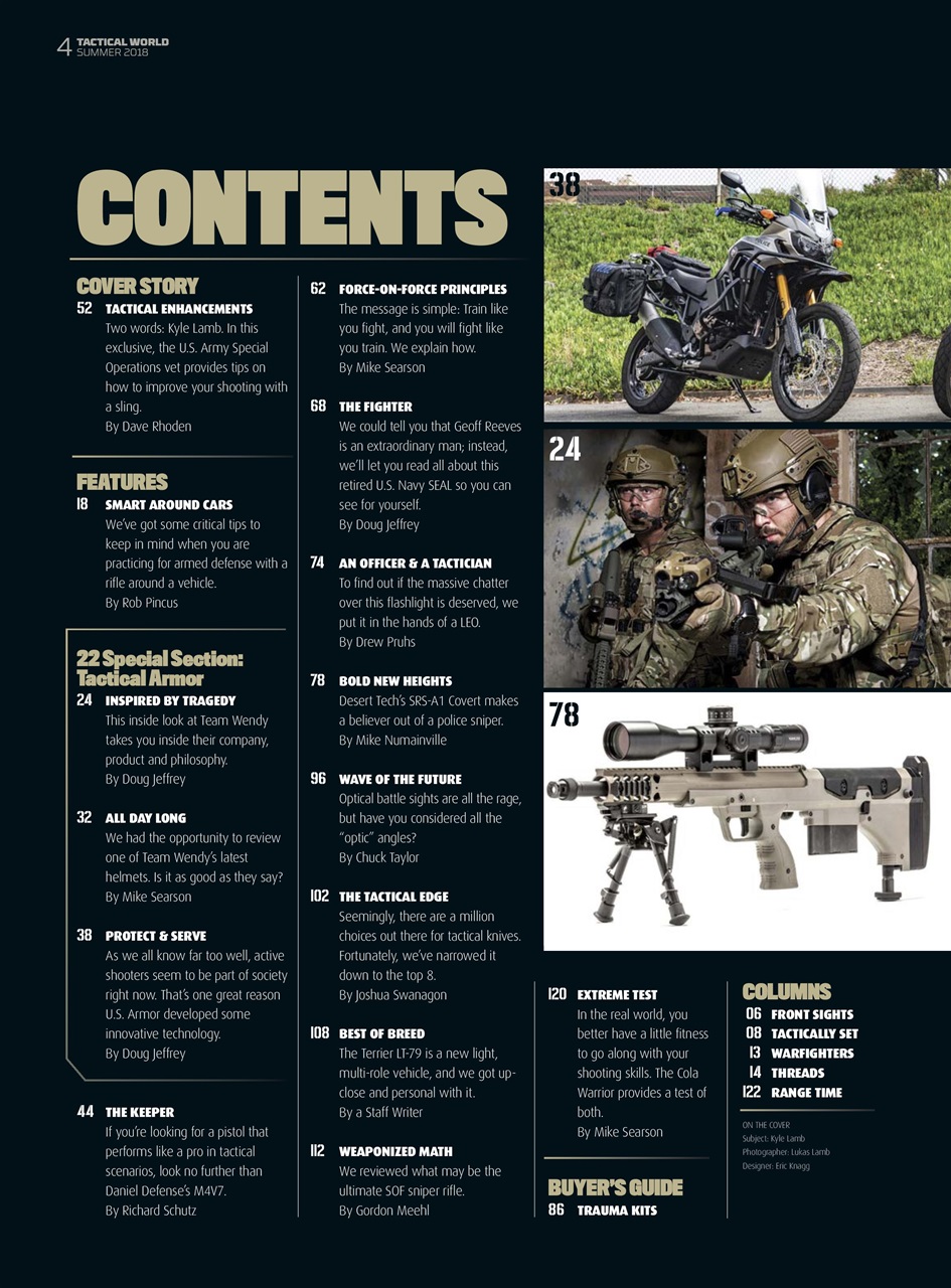 Tactical World Preview Pages