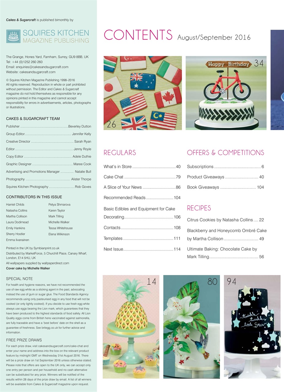 Cakes & Sugarcraft Preview Pages