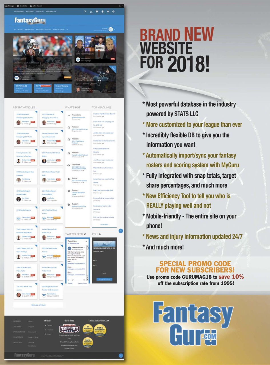 Engaged Sports Preview Pages