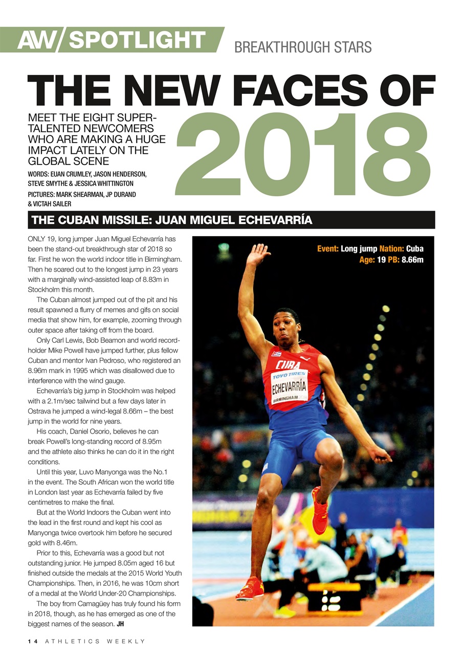 AW – Athletics Weekly Magazine Preview Pages