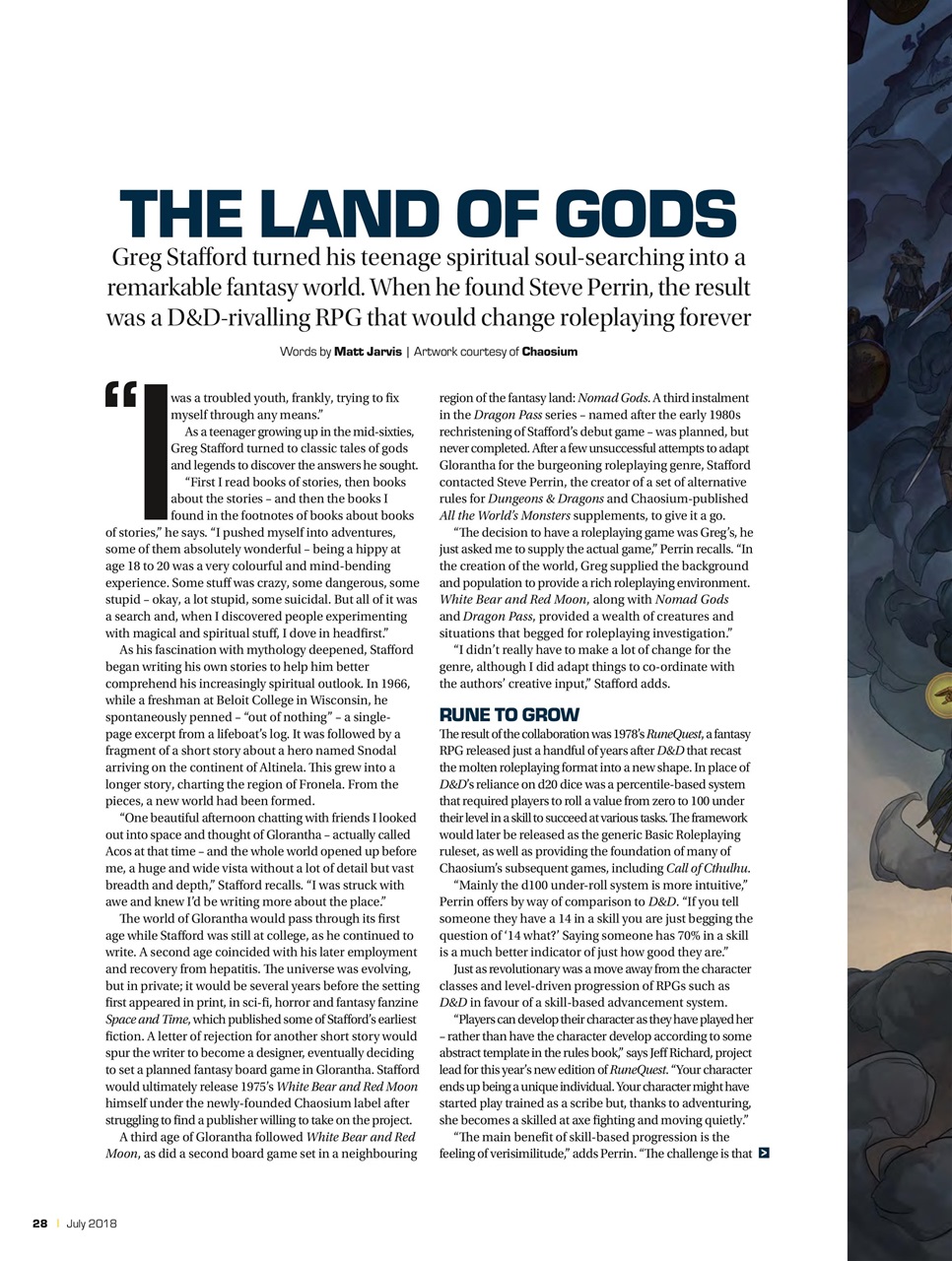 Tabletop Gaming Preview Pages
