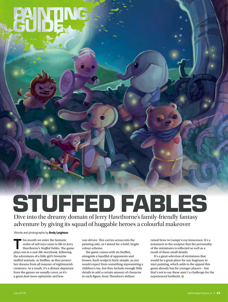 Tabletop Gaming Preview Pages