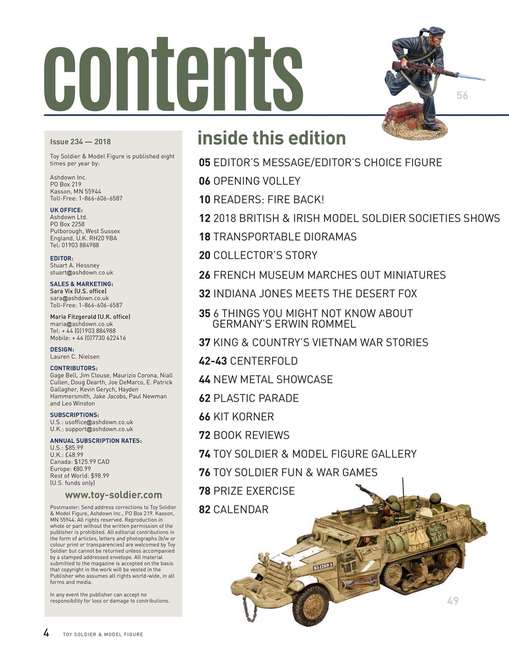 Toy Soldier & Model Figure Preview Pages