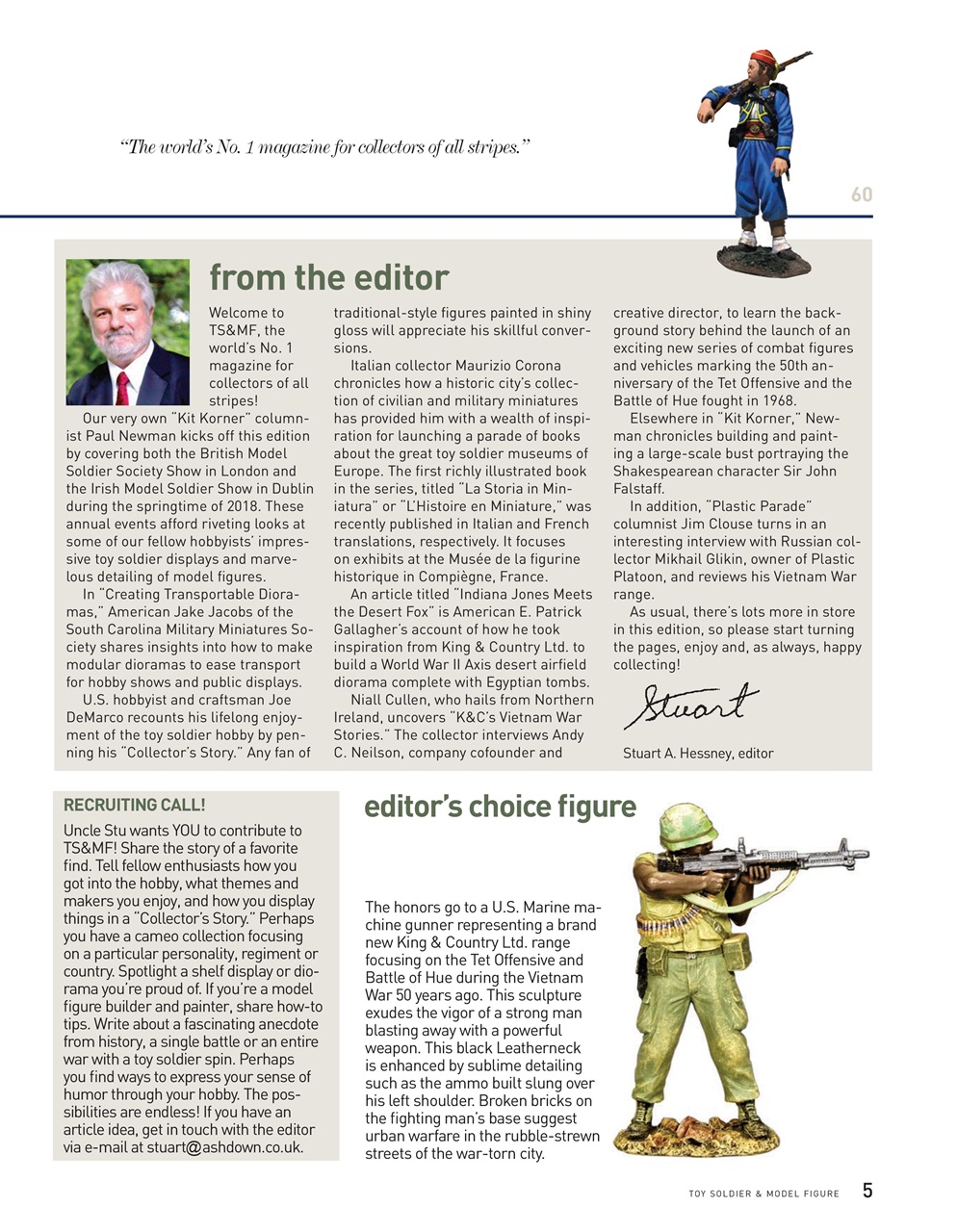 Toy Soldier & Model Figure Preview Pages