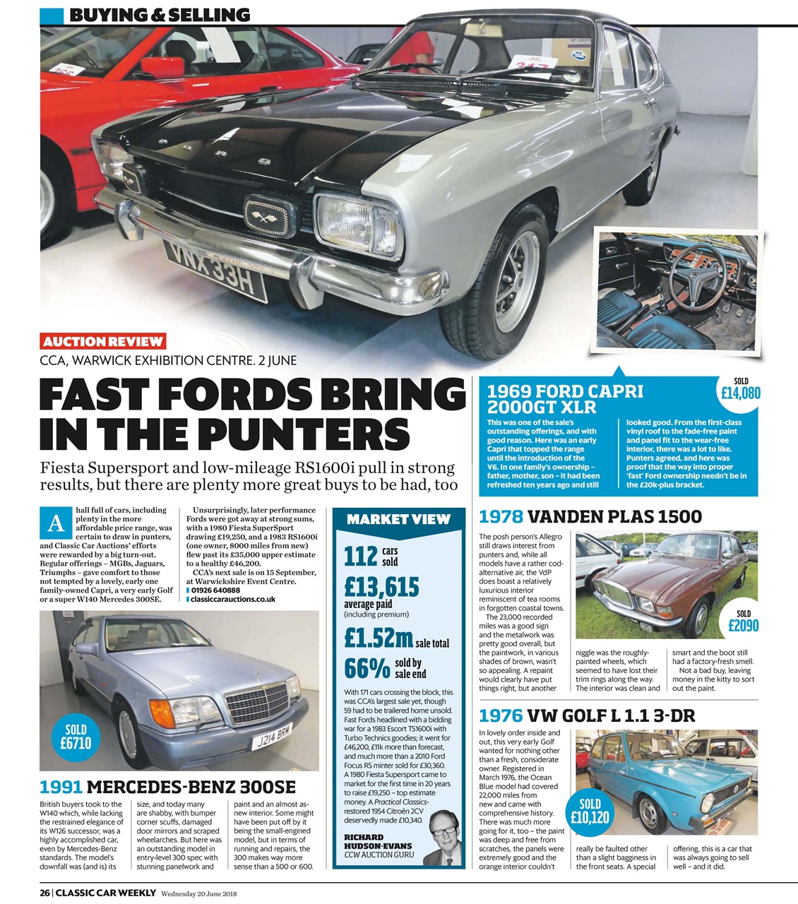 Classic Car Weekly Preview Pages