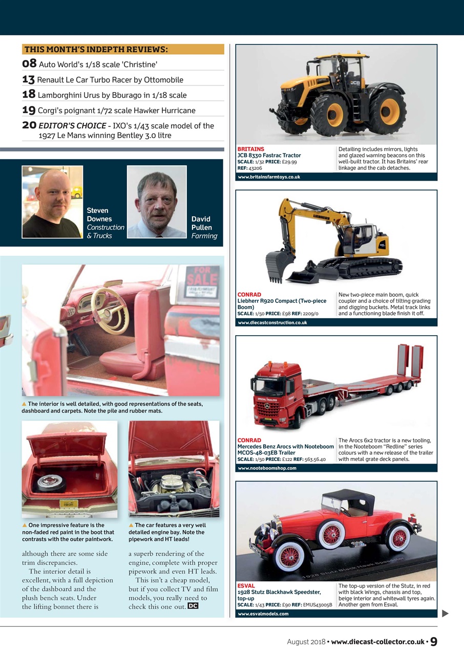 Diecast Collector Preview Pages