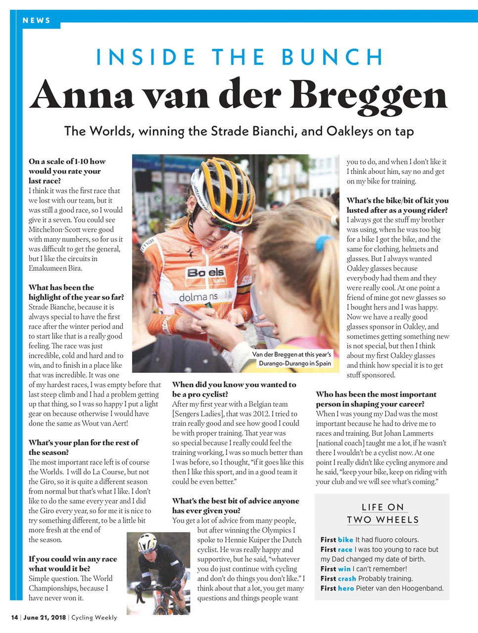 Cycling Weekly Preview Pages